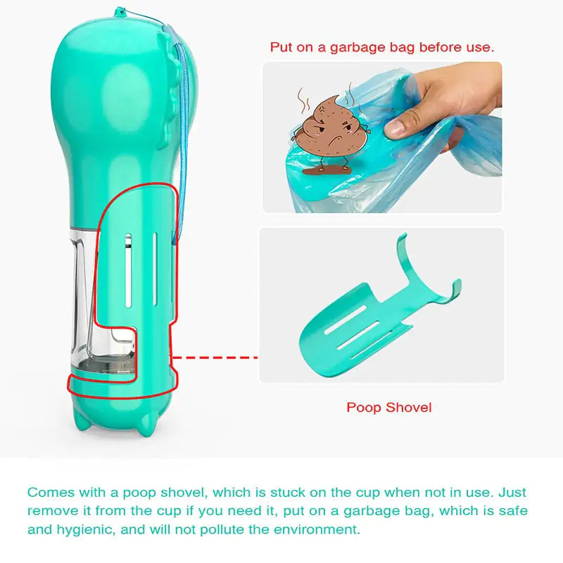 Portable 5 in 1 pets gadget