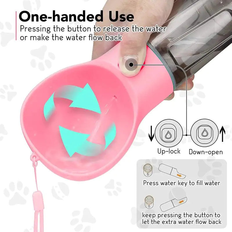 Portable 5 in 1 pets gadget