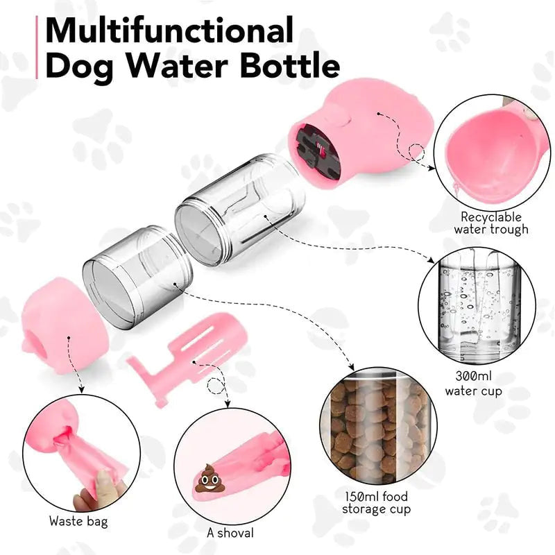 Portable 5 in 1 pets gadget